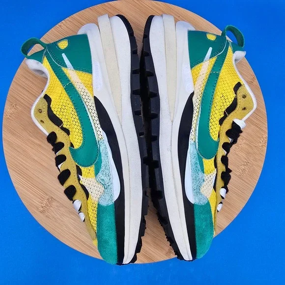 RARE Nike LDWaffle x Sacai Pine Green Del Sol CI9928-300‎ Women's US 8 Pre-Owned - Picture 8 of 8